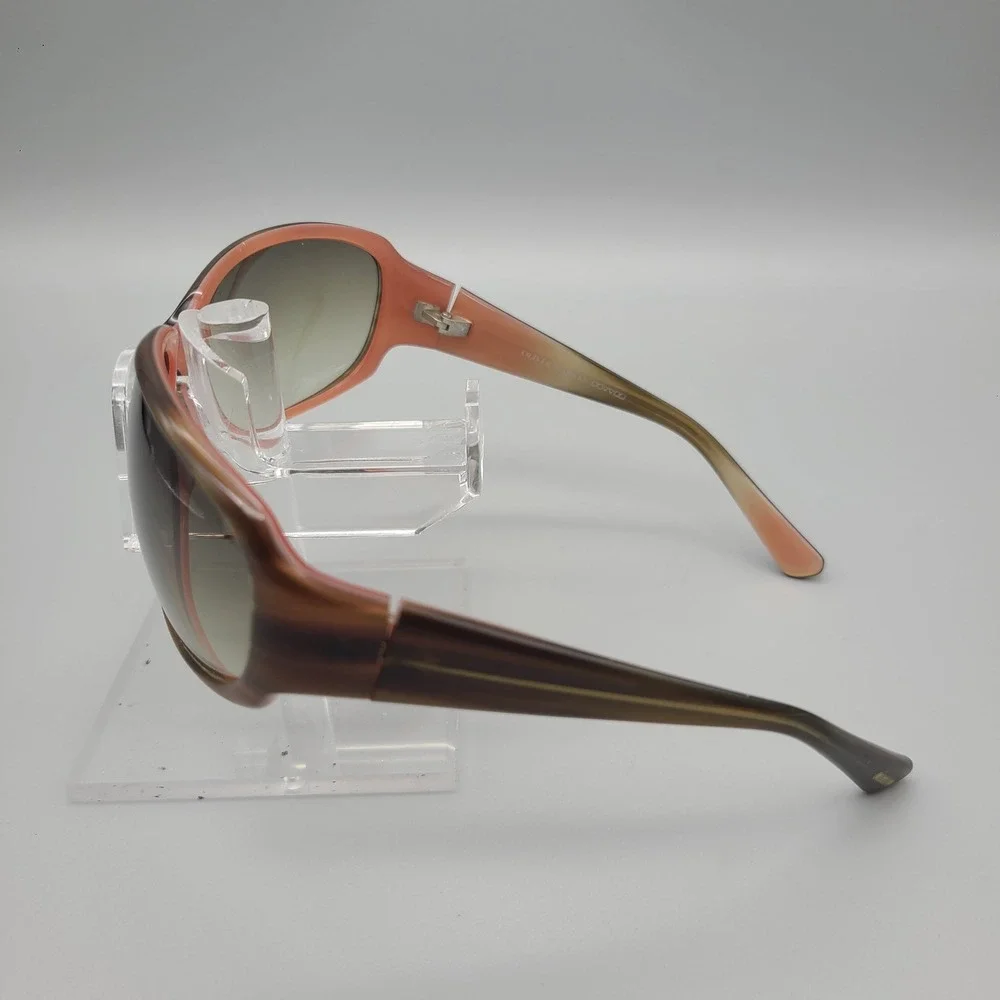 Oliver Peoples Kali Sunglasses Brown Peach Woodgrain Butterfly 64 15 110 OTPI